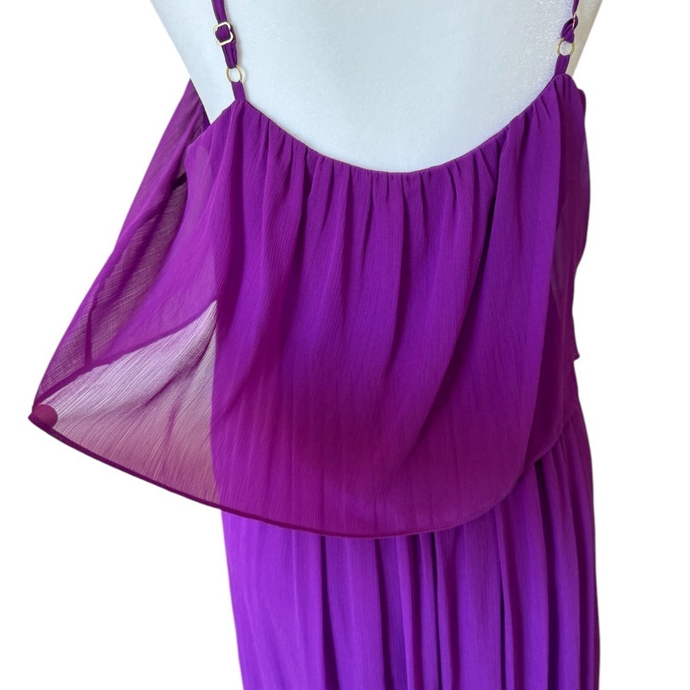 Elegant Purple Maxi Dress - Picture 3 of 5